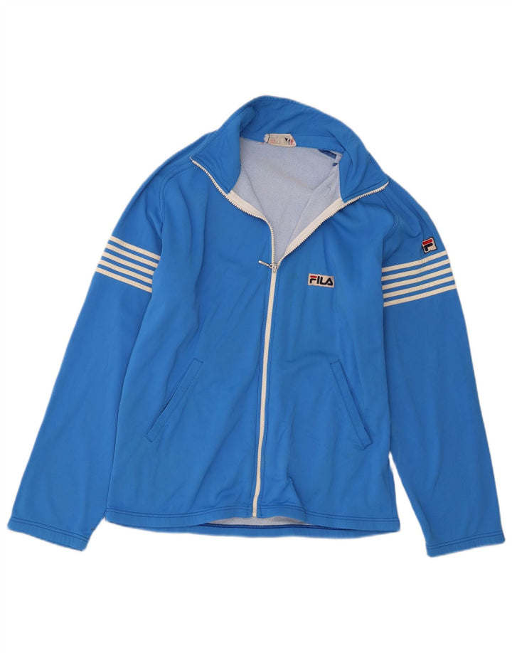 Fila Veste de survêtement pour homme IT 48 Bleu moyen rayé