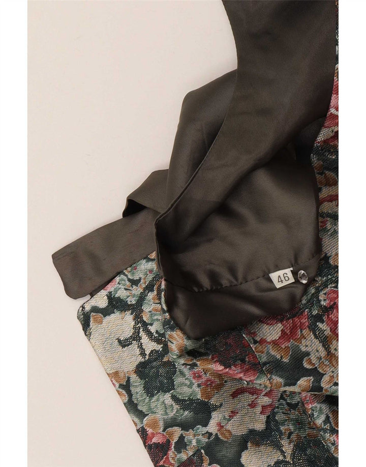 gilet homme vintage IT 46 Petit Floral Multicolore