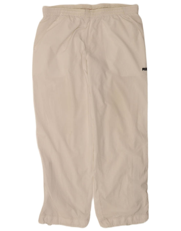 Puma Pantalon de Survêtement Homme Blanc Large