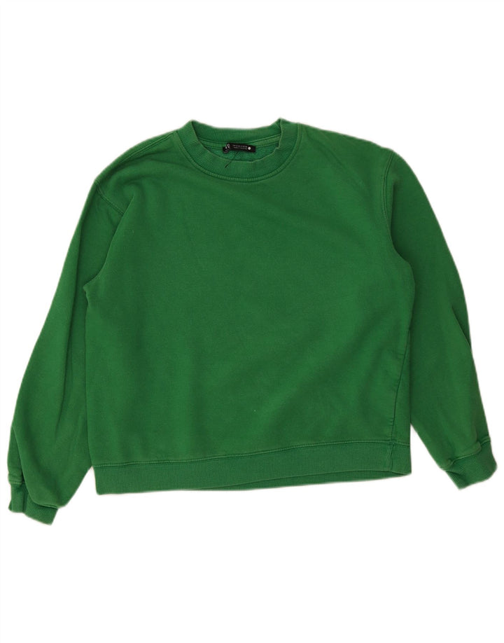 Zara Sweat-shirt pour femme UK 10 Petit Vert