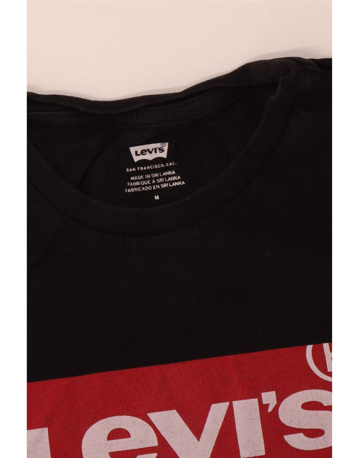 Levi's Tee-Shirt Graphique Homme Noir Moyen Coton