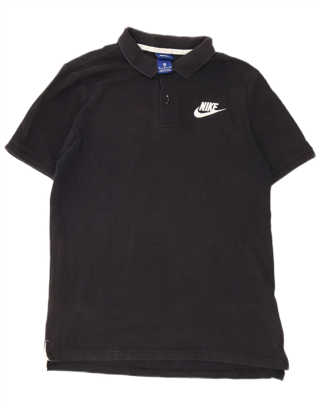 NIKE Polo Homme Coton Noir Moyen