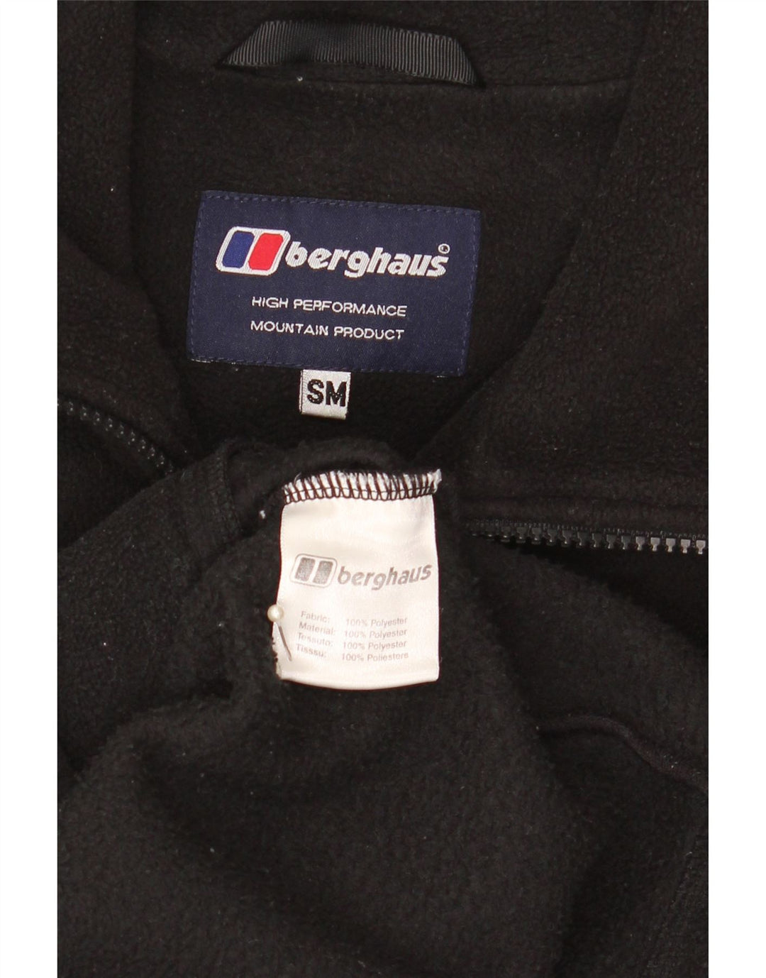 Berghaus Veste polaire homme UK 36 Small Noir Polyester