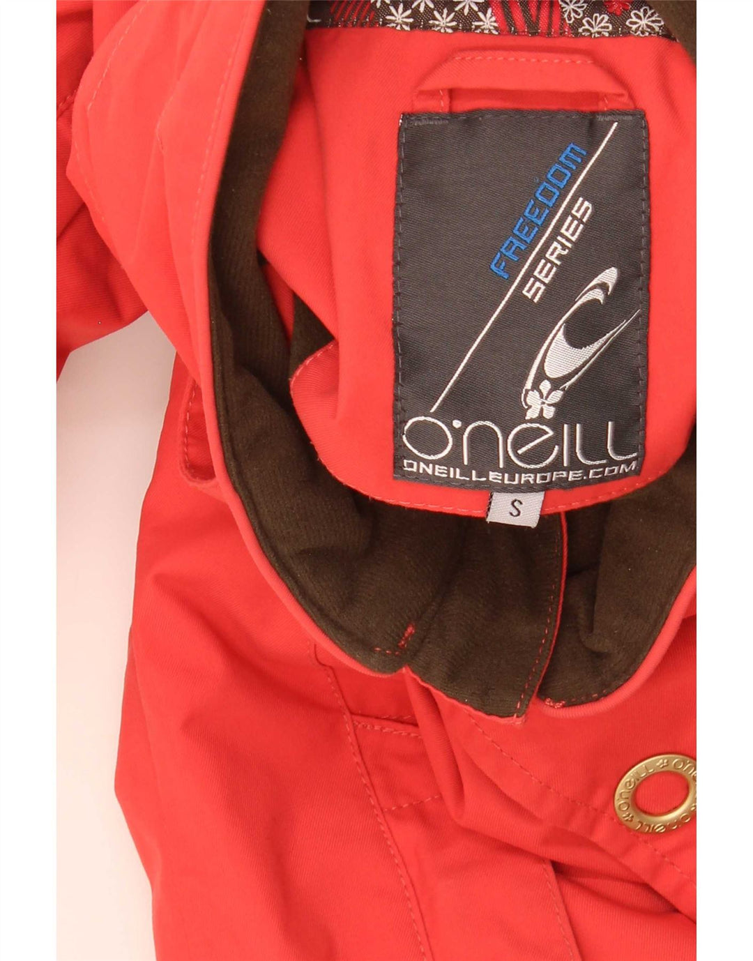 O'Neill Veste coupe-vent pour femme UK 10 Small Rouge Nylon