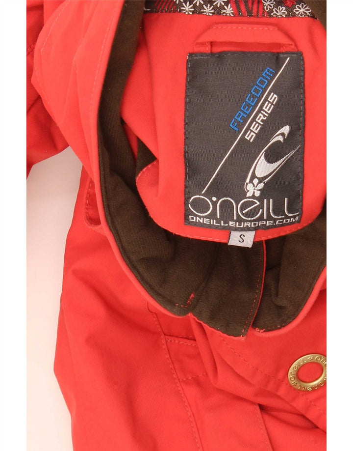 O'Neill Veste coupe-vent pour femme UK 10 Small Rouge Nylon