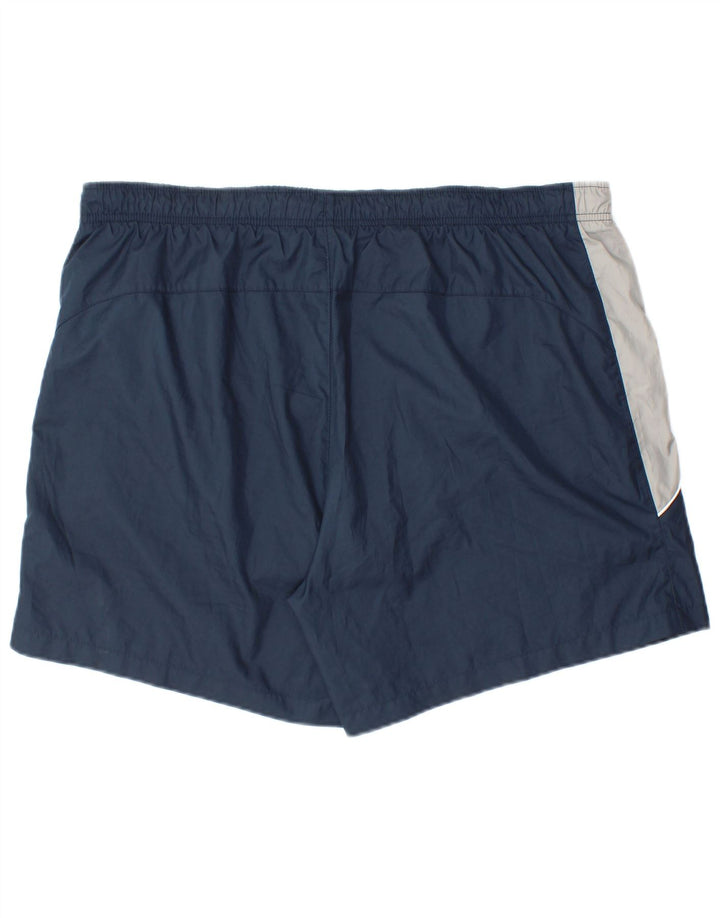 NIKE Short de sport pour homme XL Bleu marine Colorblock Polyester