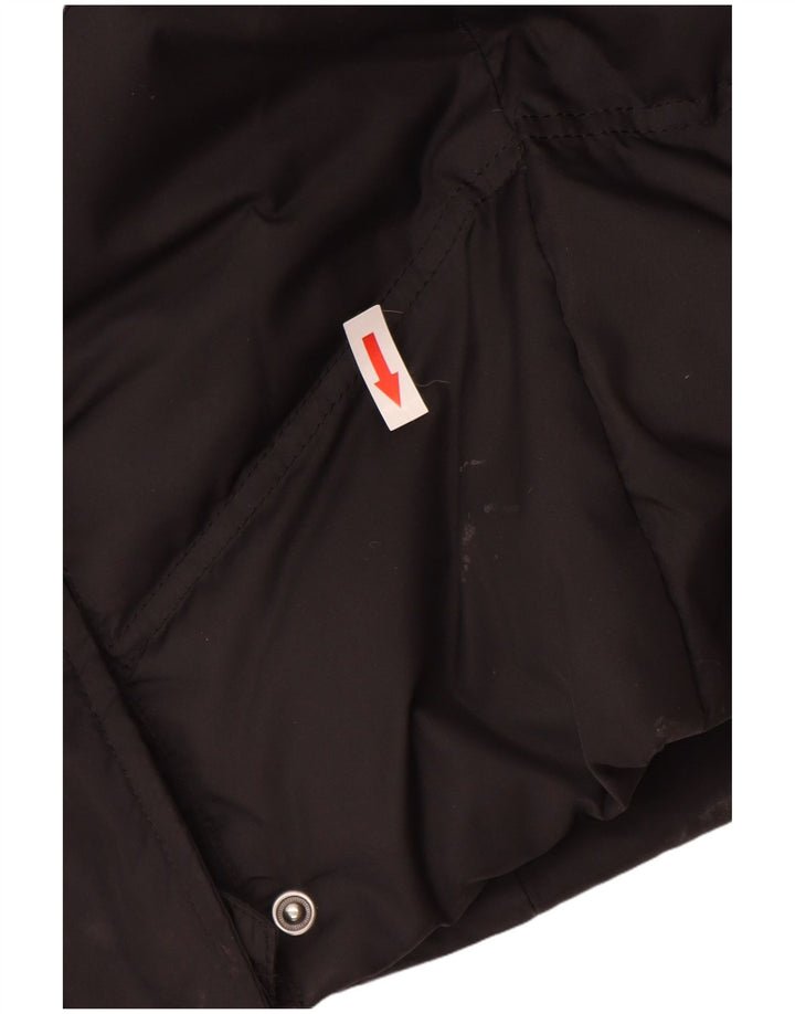 Esprit Manteau rembourré à capuche pour femme UK 12 Medium Noir Polyester