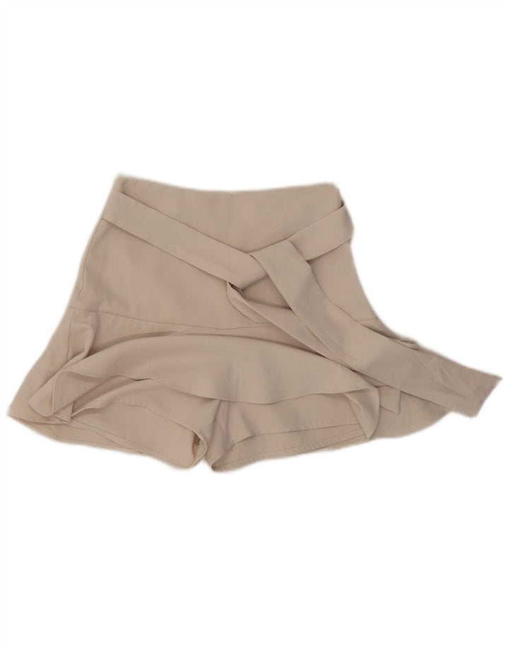 Zara Femme Jupe-short UK 4 XS Beige Polyester