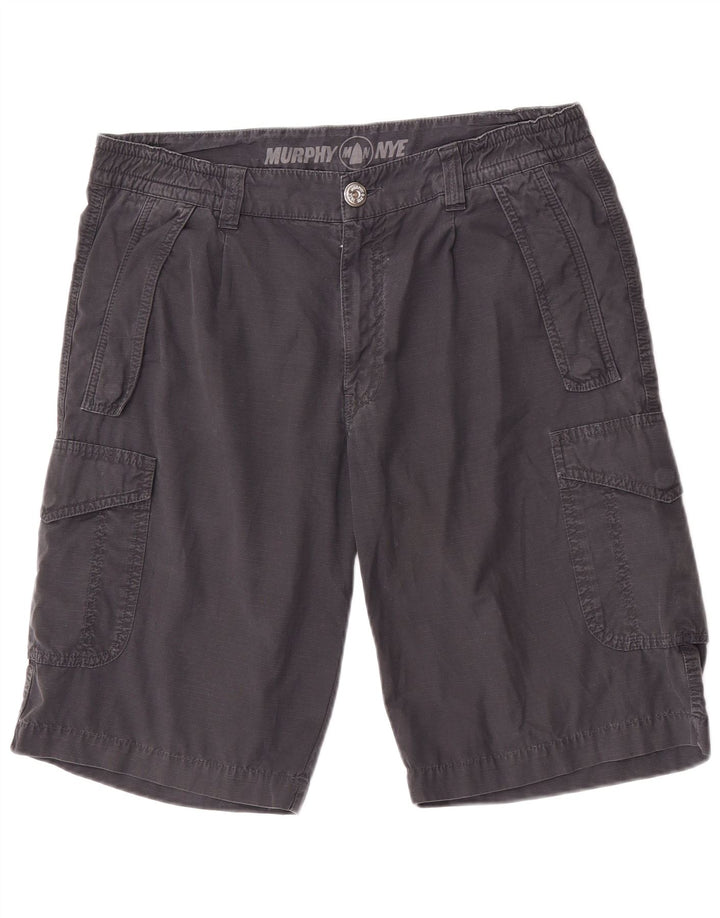 Murphy & Nye Shorts Cargo Homme W36 Large Bleu Marine Coton