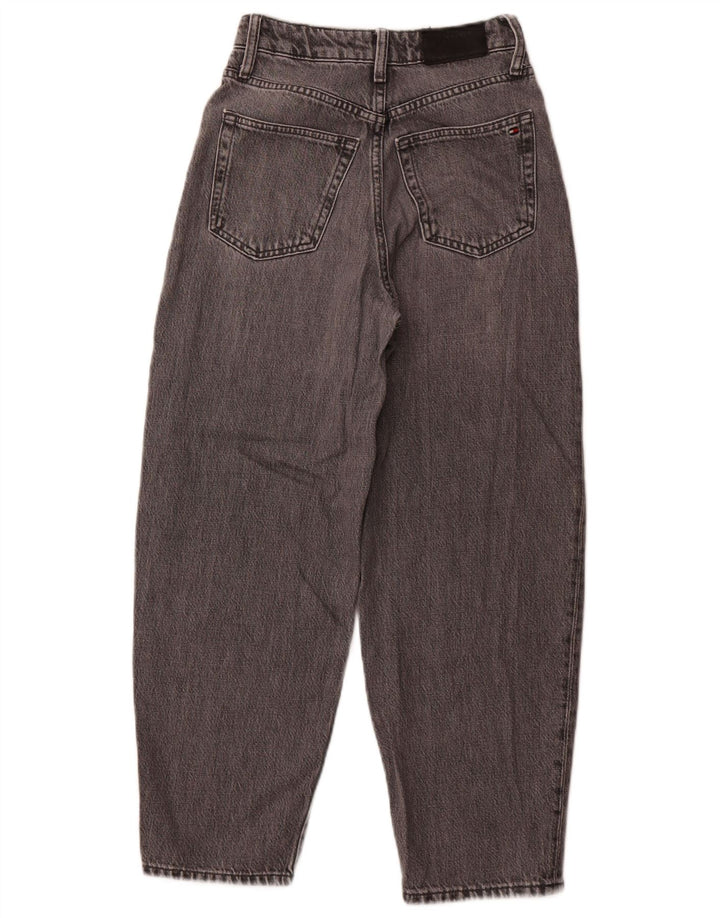 TOMMY HILFIGER Jean Fuselé Eva Taille Haute Femme W25 L25 Gris Coton