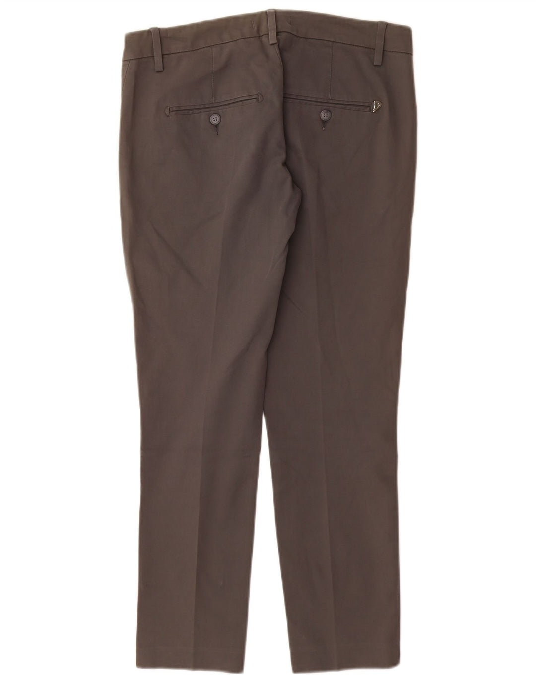 DONDUP Pantalon Chino Slim Fit Femme W28 L28 Gris Coton