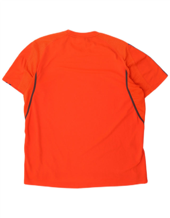 ADIDAS T-Shirt Homme Haut Large Orange Polyester