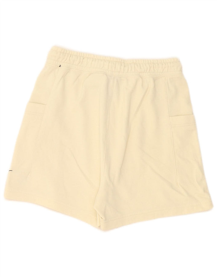 Nike Short de sport pour femme UK 8 Petit coton beige