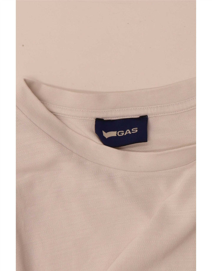 Gas T-Shirt Femme Top XL Blanc