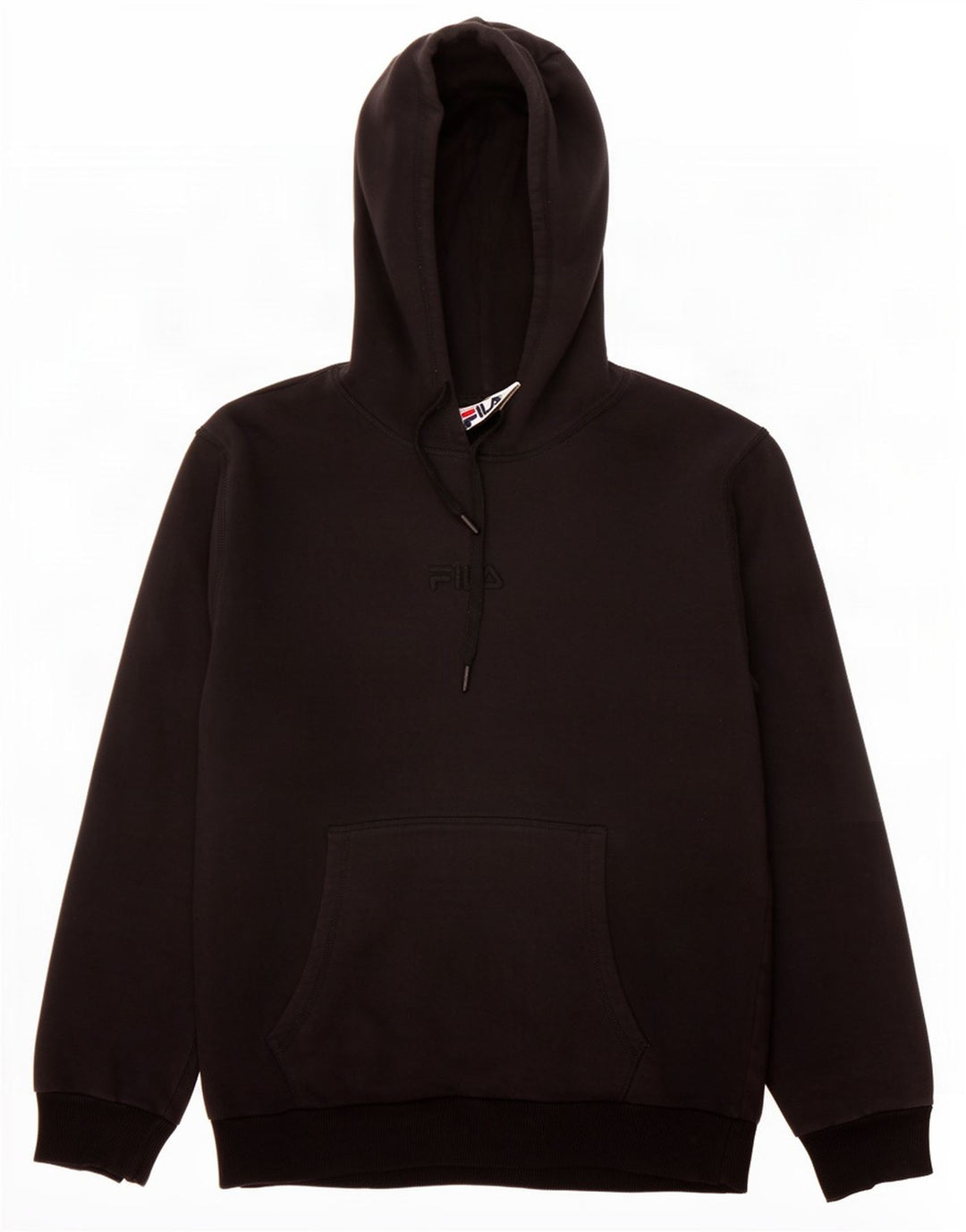 Fila Pull à capuche pour homme Noir Taille L