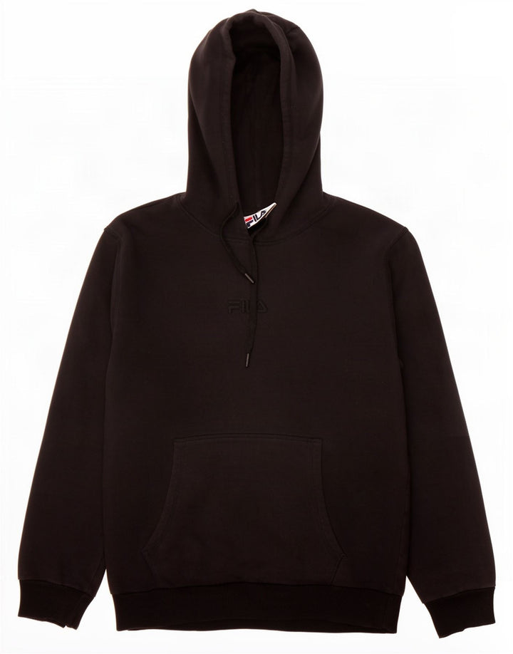 Fila Pull à capuche pour homme Noir Taille L