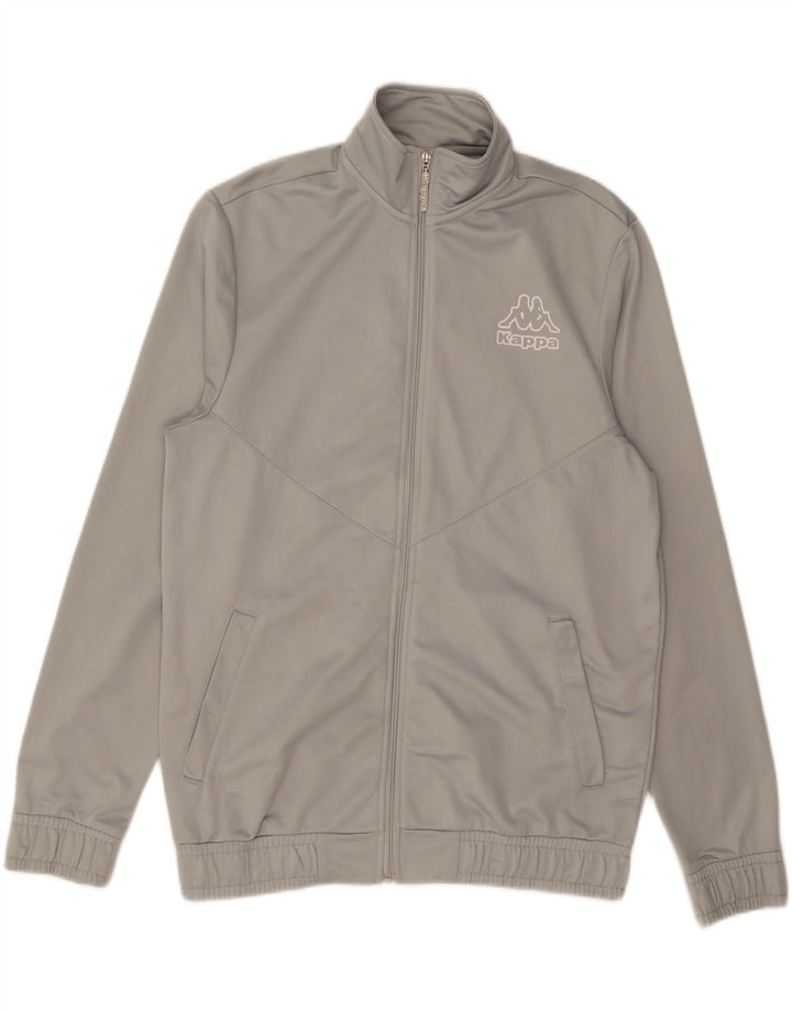 KAPPA Veste de Survêtement Homme Grand Gris Polyester