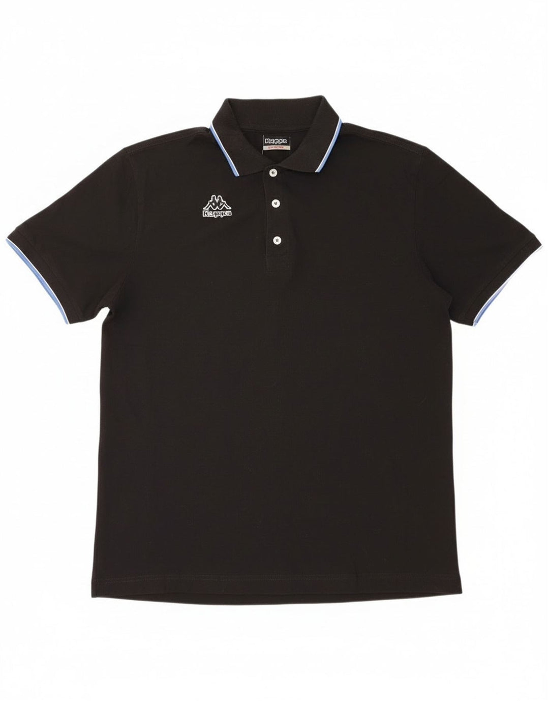 Kappa Polo Homme XL Noir Coton