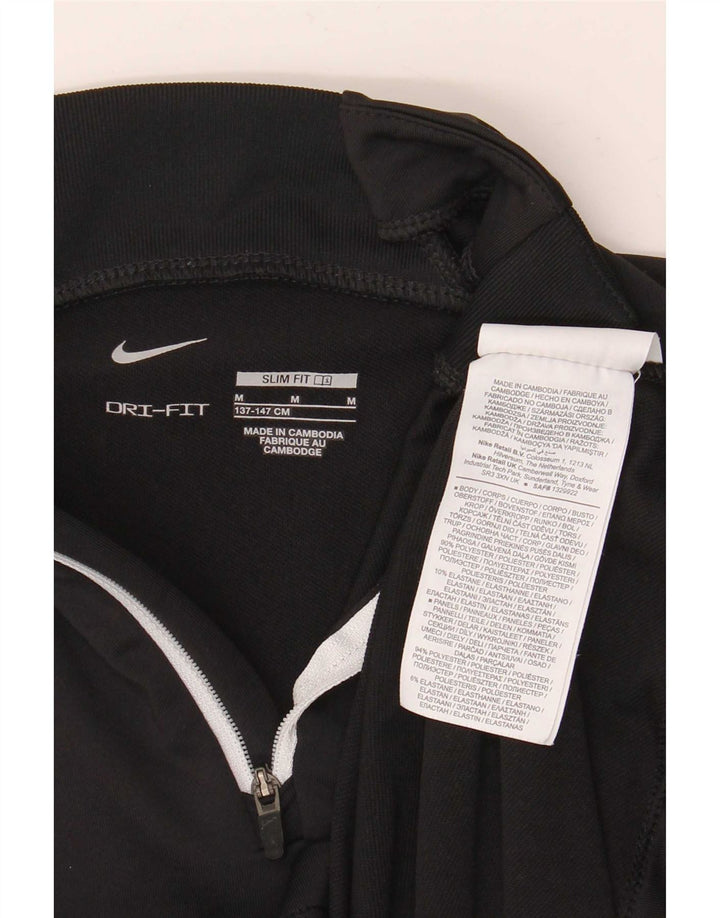 Haut de survêtement Nike Dri Fit Slim pour garçon 10-11 ans, noir moyen