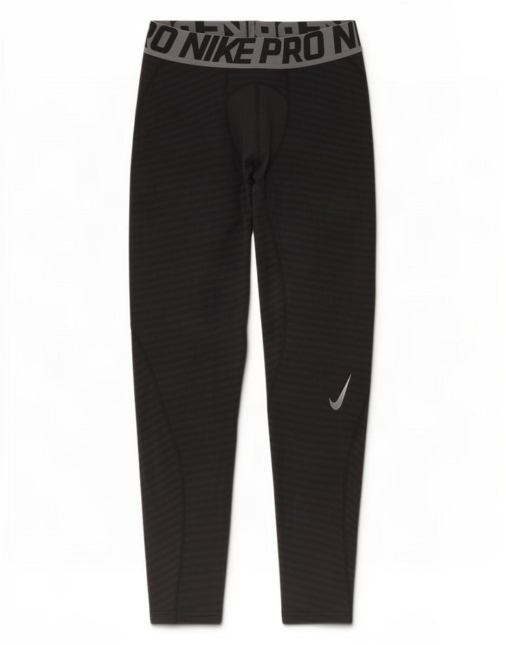 Nike Legging Dri Fit Graphic pour homme en polyester rayé noir moyen