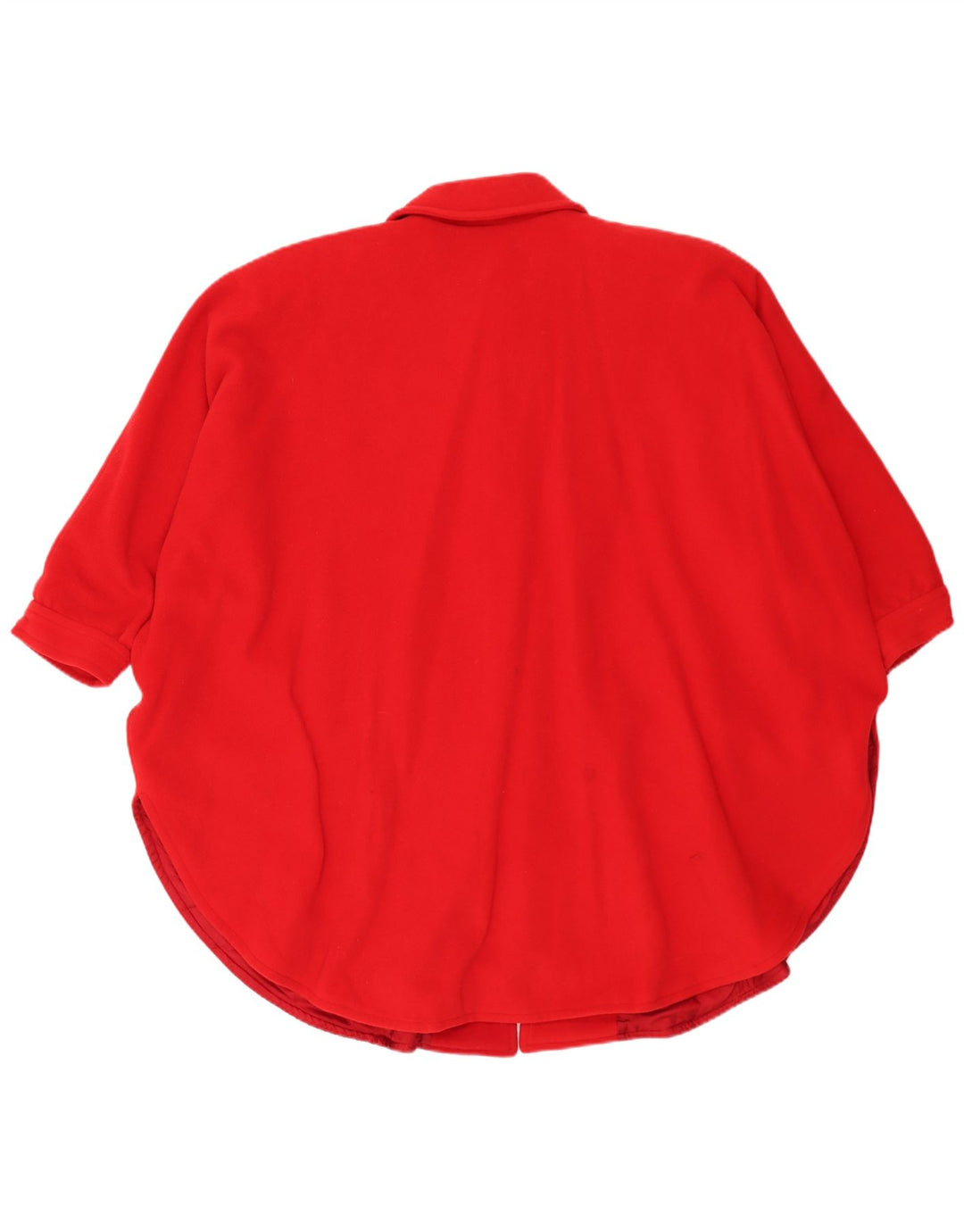 vintage Femme Cape Coat EU 36 Petite Laine Rouge