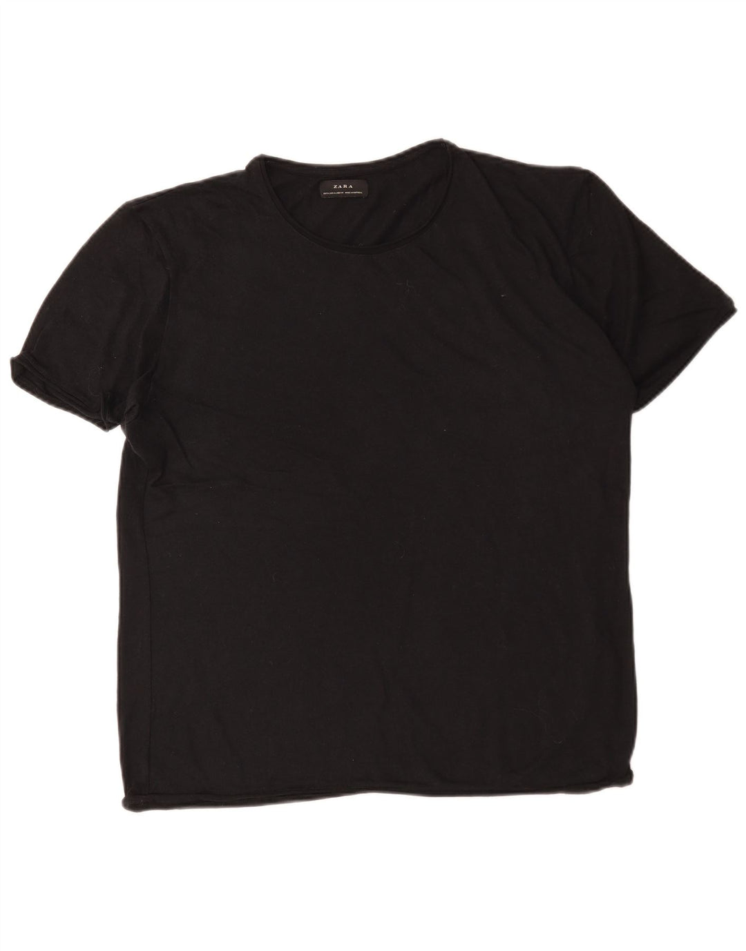 Zara T-Shirt Homme Top XL Noir