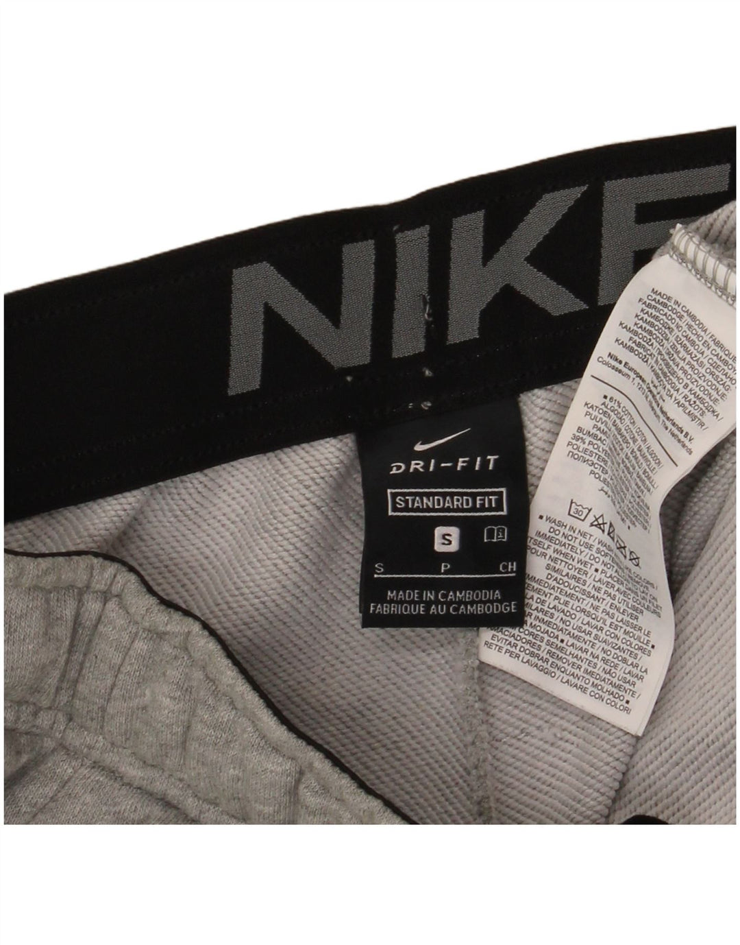Nike Pantalon de survêtement Dri Fit pour homme Petit gris moucheté