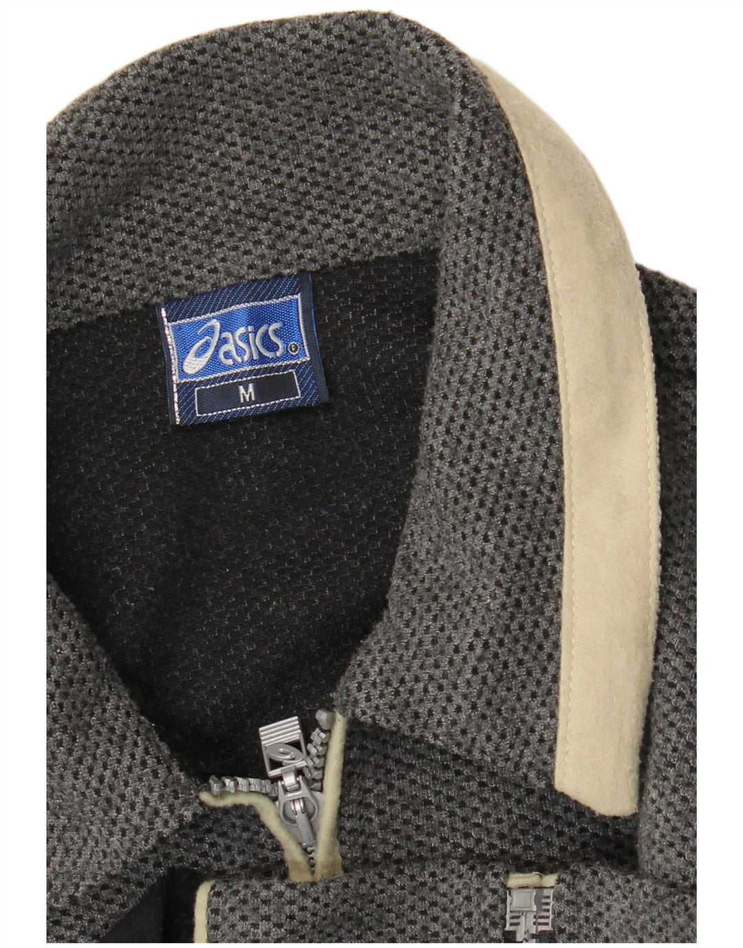 ASICS Veste de survêtement pour homme Gris moyen Colourblock