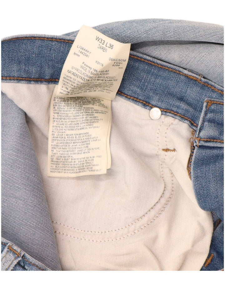 Lee Jeans Daren Slim W33 L36 Homme Bleu Coton