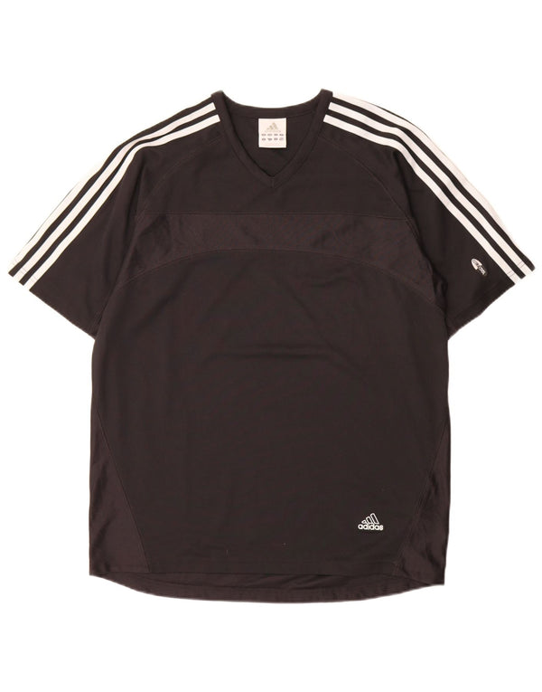 Adidas Hommes Climacool T-Shirt Haut Noir Colorblock Polyester