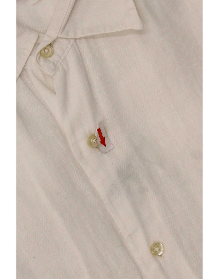 Etro Chemise Homme 2XL Lin Blanc