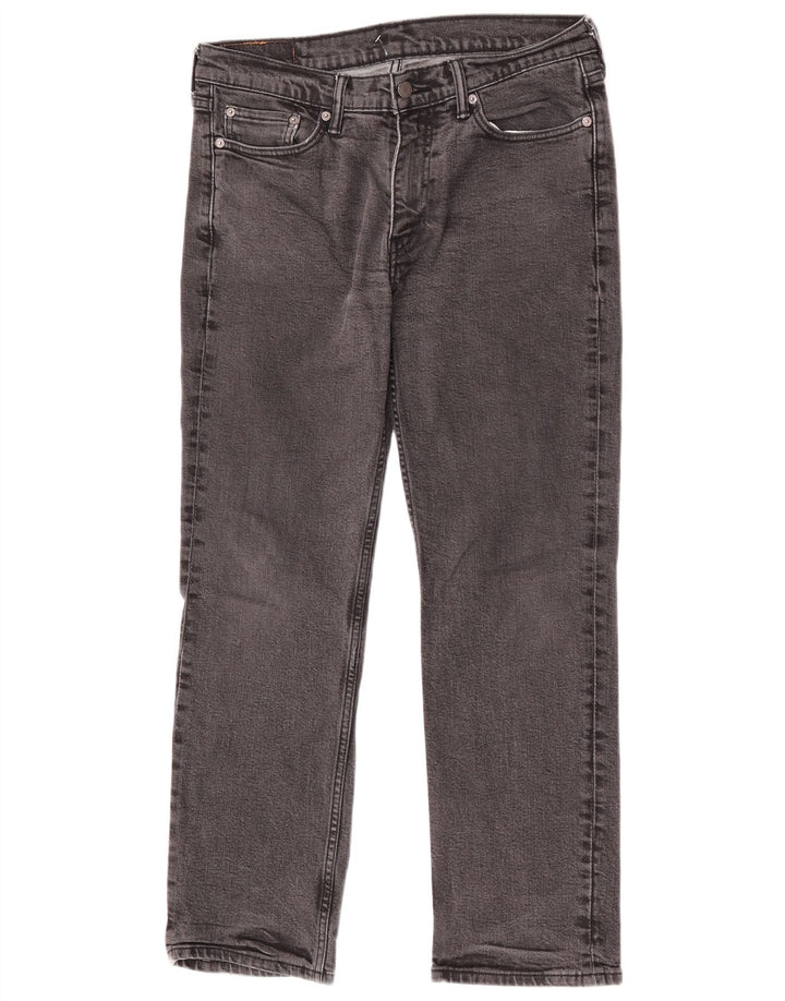 Levi's Jean Droit 514 Homme Gris W33 L30 Coton