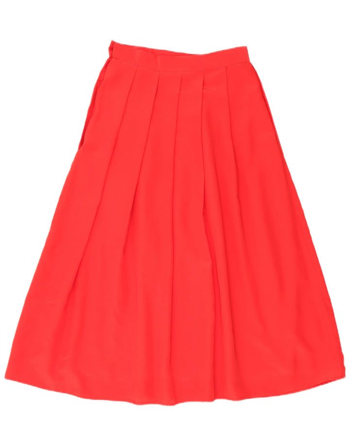 Libra Jupe Plissée Taille Haute Femme Medium W24 Rouge