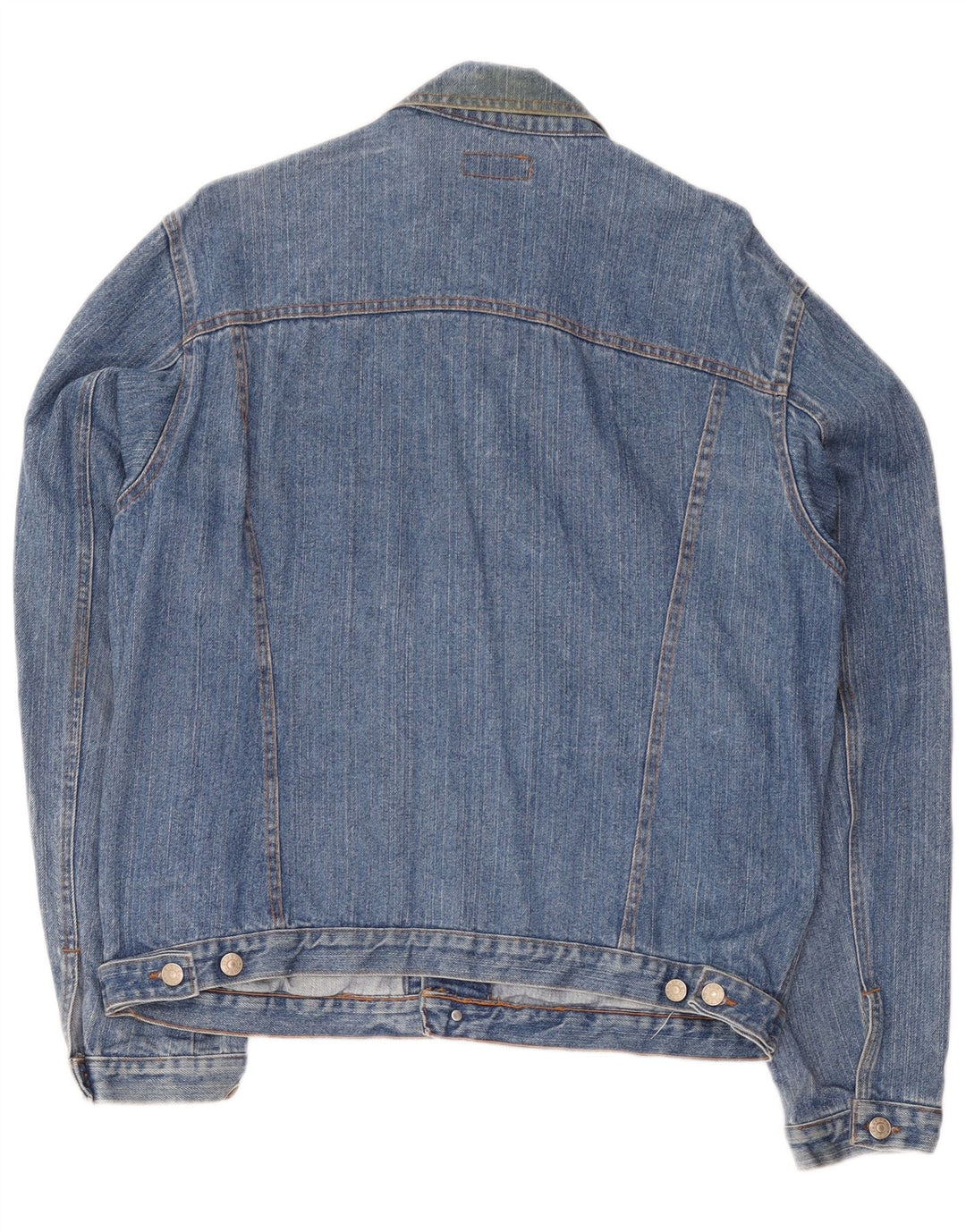 Veste en denim femme vintage UK 20 2XL Coton Bleu