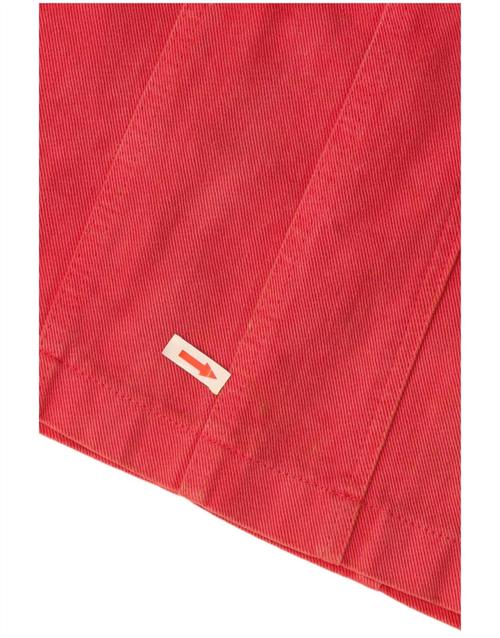 Blumarine Femme Jupe En Jean IT 40 Petit W27 Rouge Coton