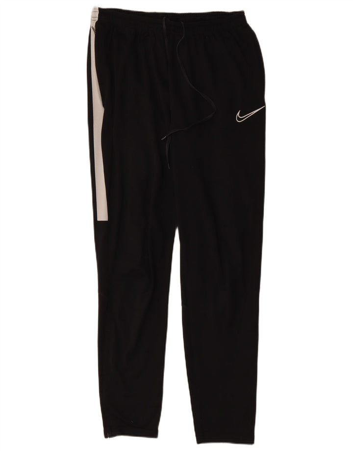 NIKE Pantalon de survêtement pour hommes Large Noir Colorblock Polyester