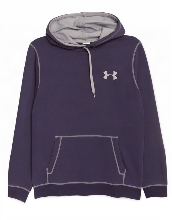 Under Armour Pull à capuche pour homme en coton bleu marine Large