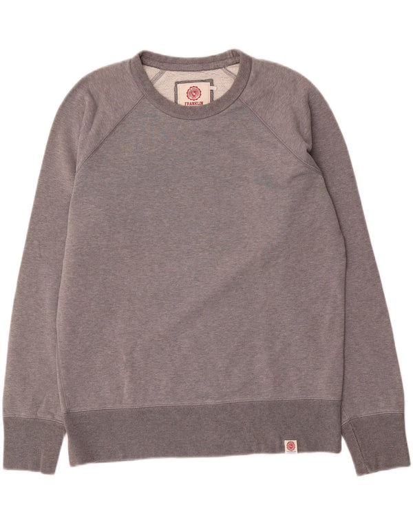 Franklin & Marshall Sweat-shirt pour hommes, grand, gris moucheté