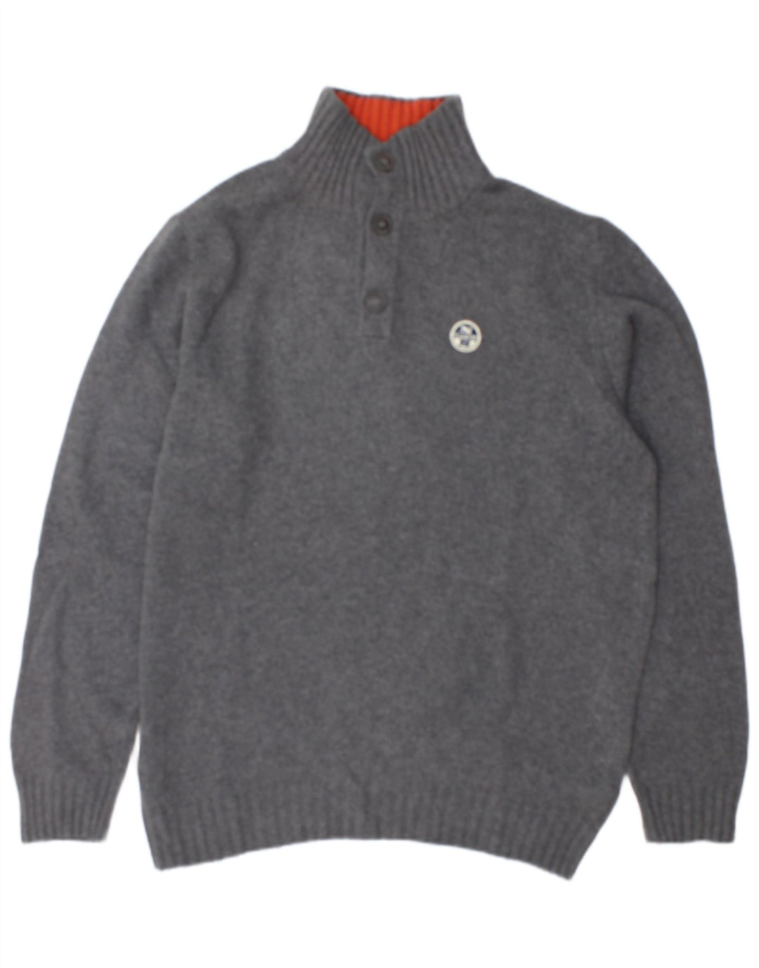 North Sails Pull à col boutonné pour homme 2XL Gris Laine