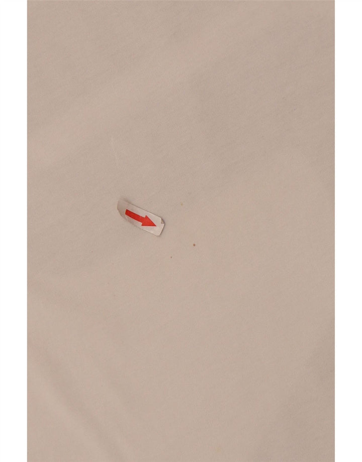Fila T-Shirt Graphique Homme Petit Blanc Rayé Coton