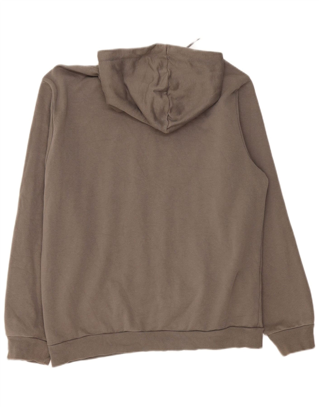 PUMA Pull à capuche graphique pour hommes, grand, gris, coton