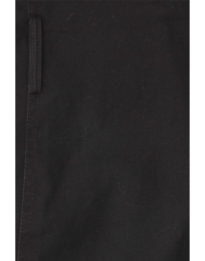 Gap Trench-Coat Double Boutonnage Femme UK 14 Coton Noir Moyen