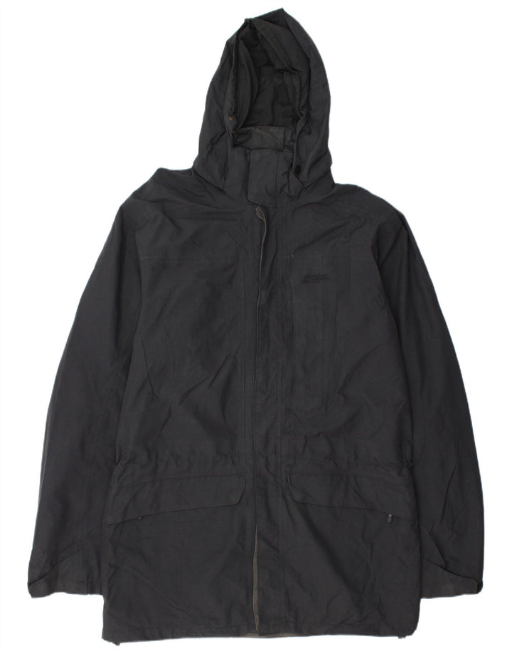 Mountain Equipment Veste de pluie à capuche haute pour homme UK 38 Bleu marine moyen