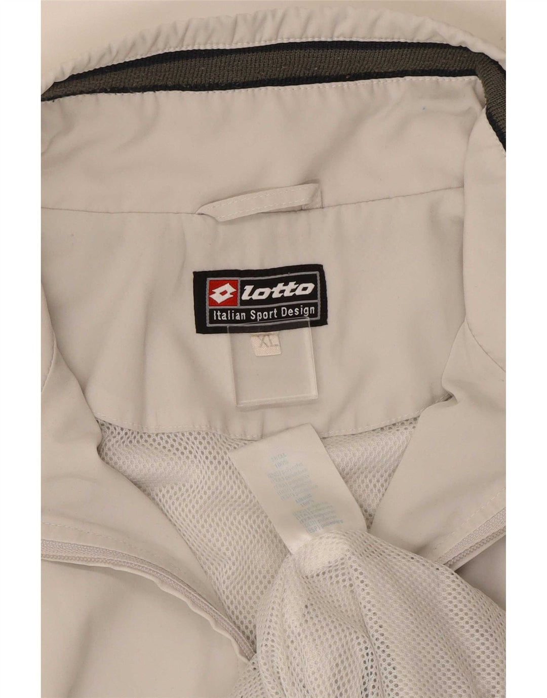 Lotto Veste de Survêtement Homme XL Blanc Rayé Polyester