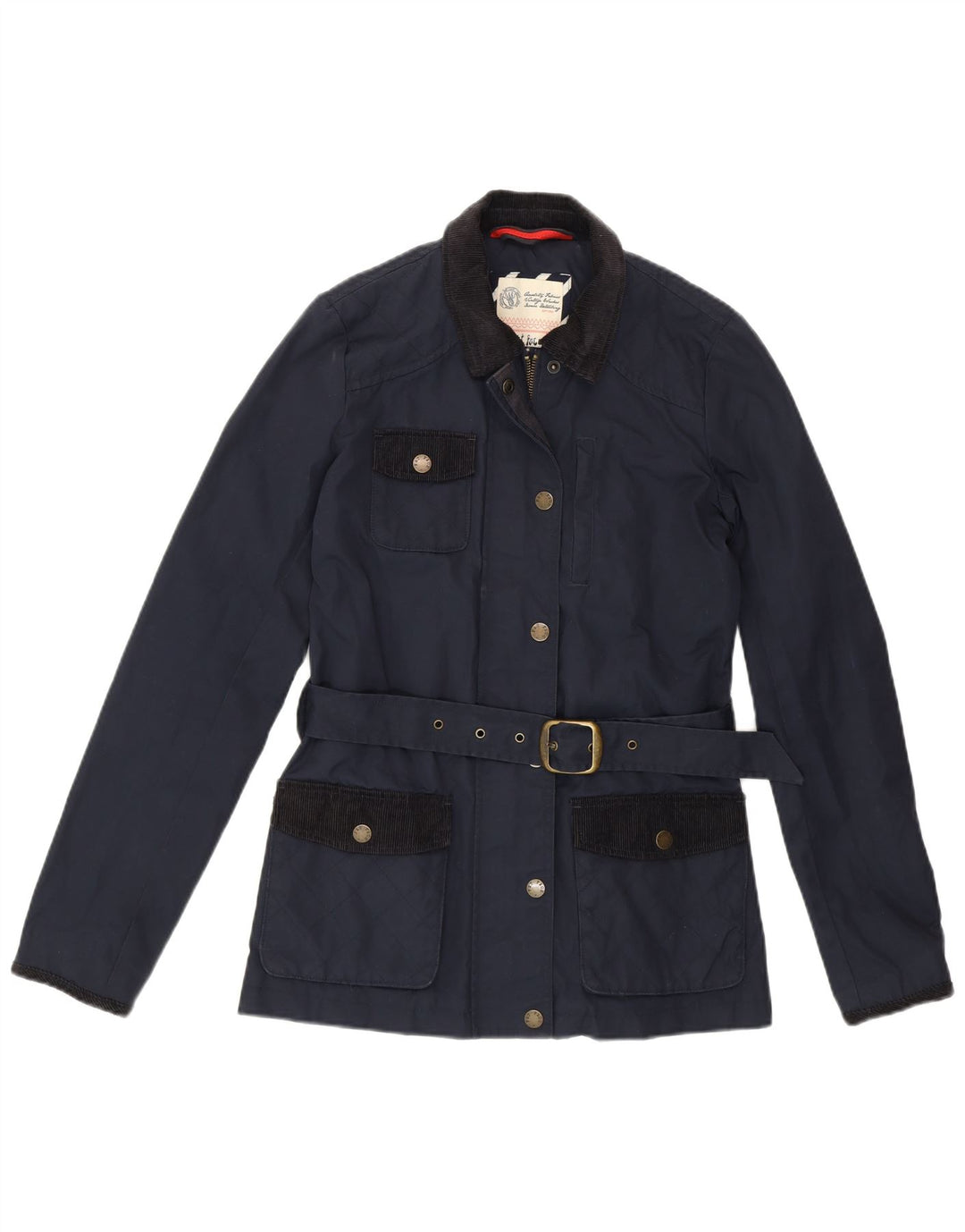 FAT FACE Veste utilitaire pour femme UK 8 Small Bleu marine Polyester
