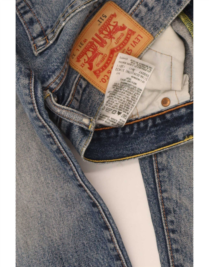 Levi's Jean Slim 511 Homme W31 L32 Bleu Coton