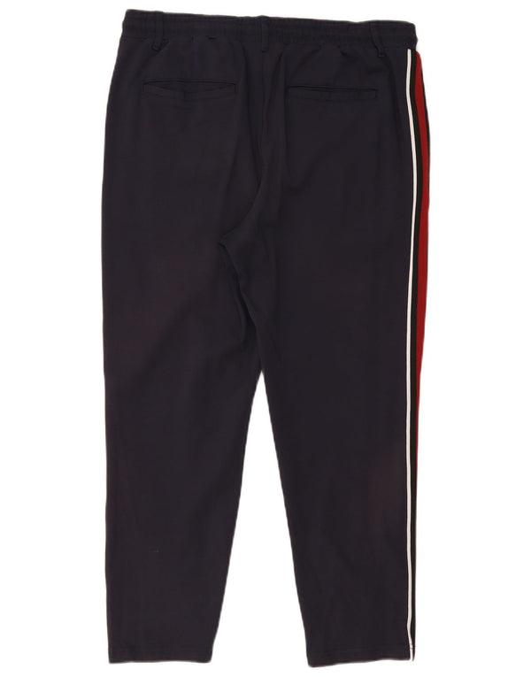Jack & Jones Pantalon De Survêtement Large Bleu Marine Colourblock Viscose Homme