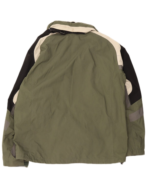 Columbia Veste coupe-vent Omni-Shield pour homme UK 42 XL Kaki Colourblock