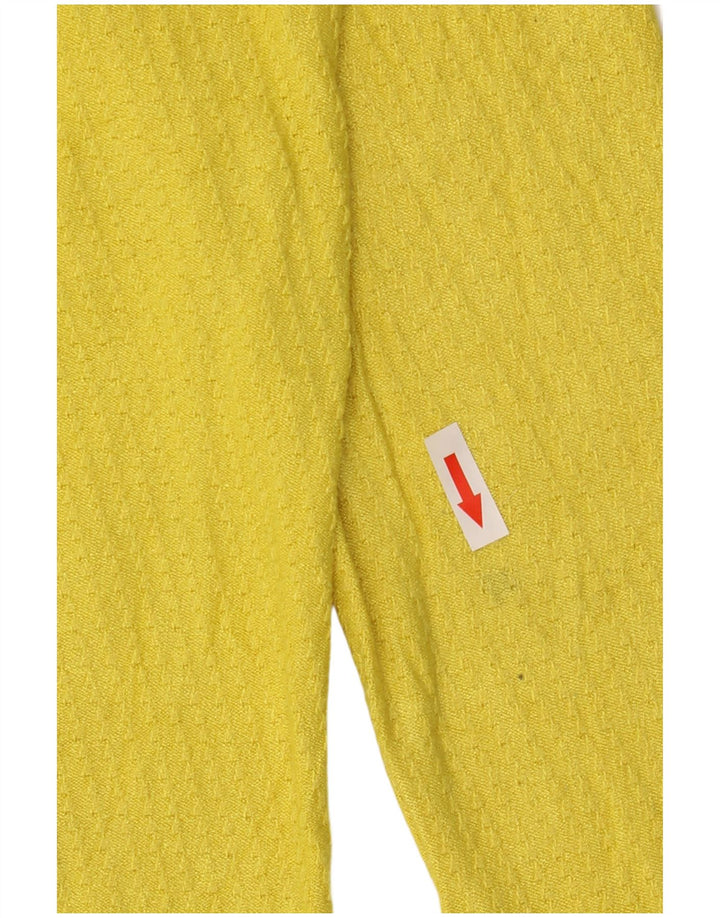 Zara Pull ras du cou pour femme UK 12 Jaune moyen