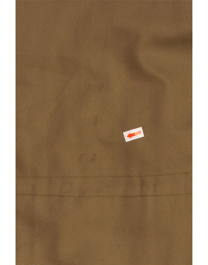 VINTAGE Veste militaire à capuche pour homme IT 50 Grand coton kaki